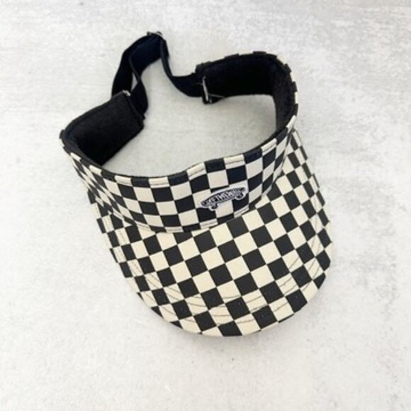 VANS VANS TURVY PRINTED VISOR HAT - CHECKERBOARD - Picture 4 of 4